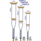 Костыли TRIVES подмышечные CA801LS